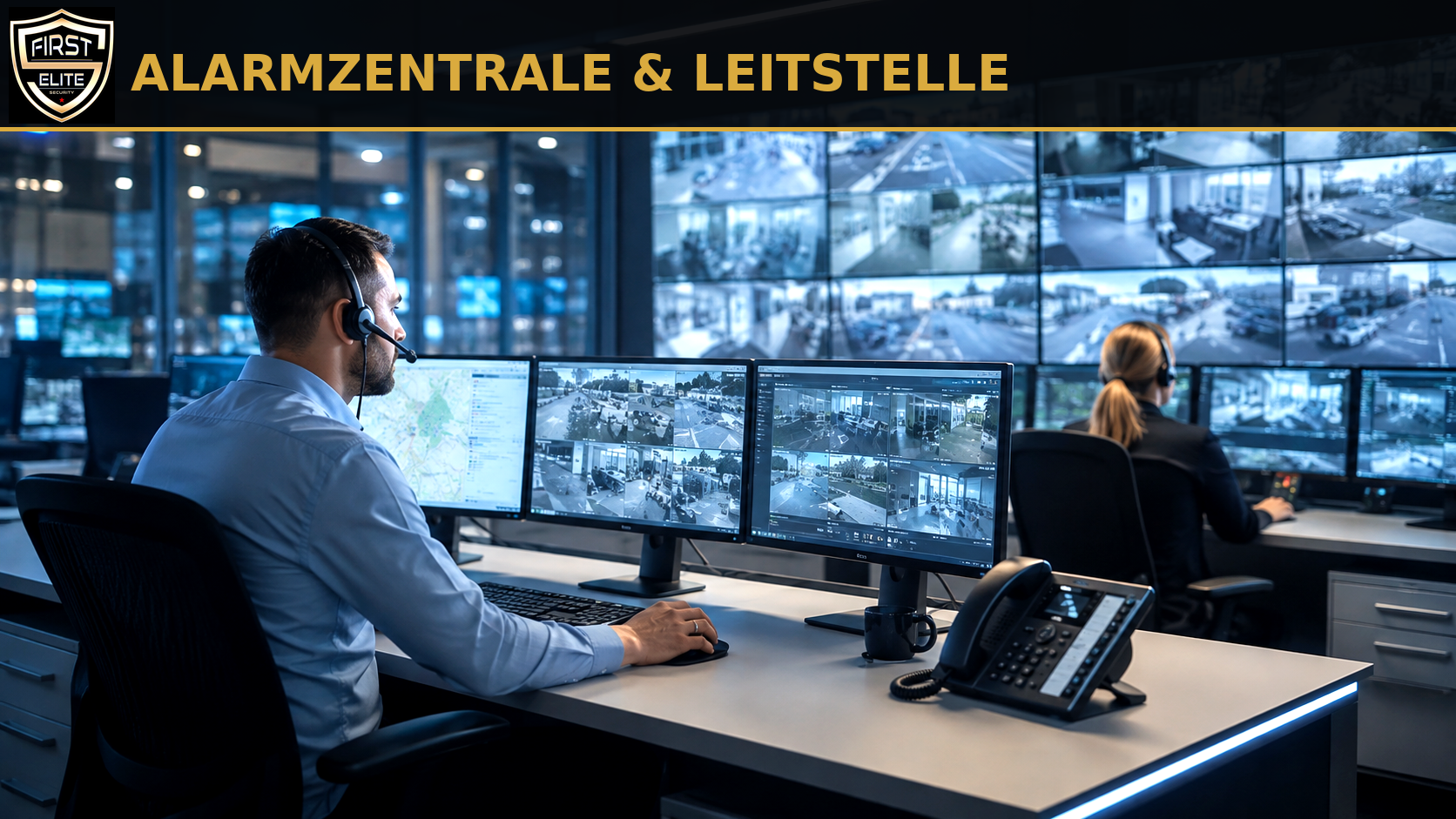 Alarmzentrale und Leitstelle
